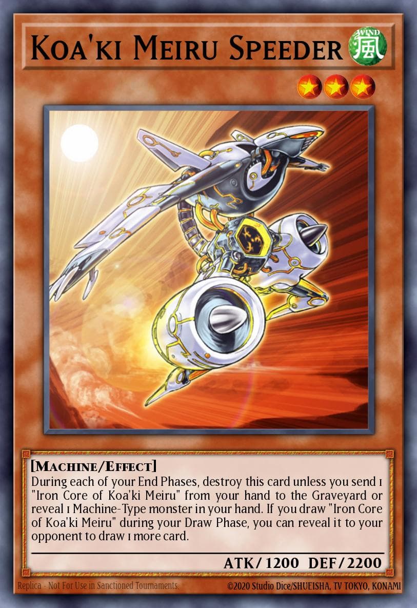 Carte Yu-Gi-Oh! Koa'ki Meiru Speeder #020 — Ancient Prophecy