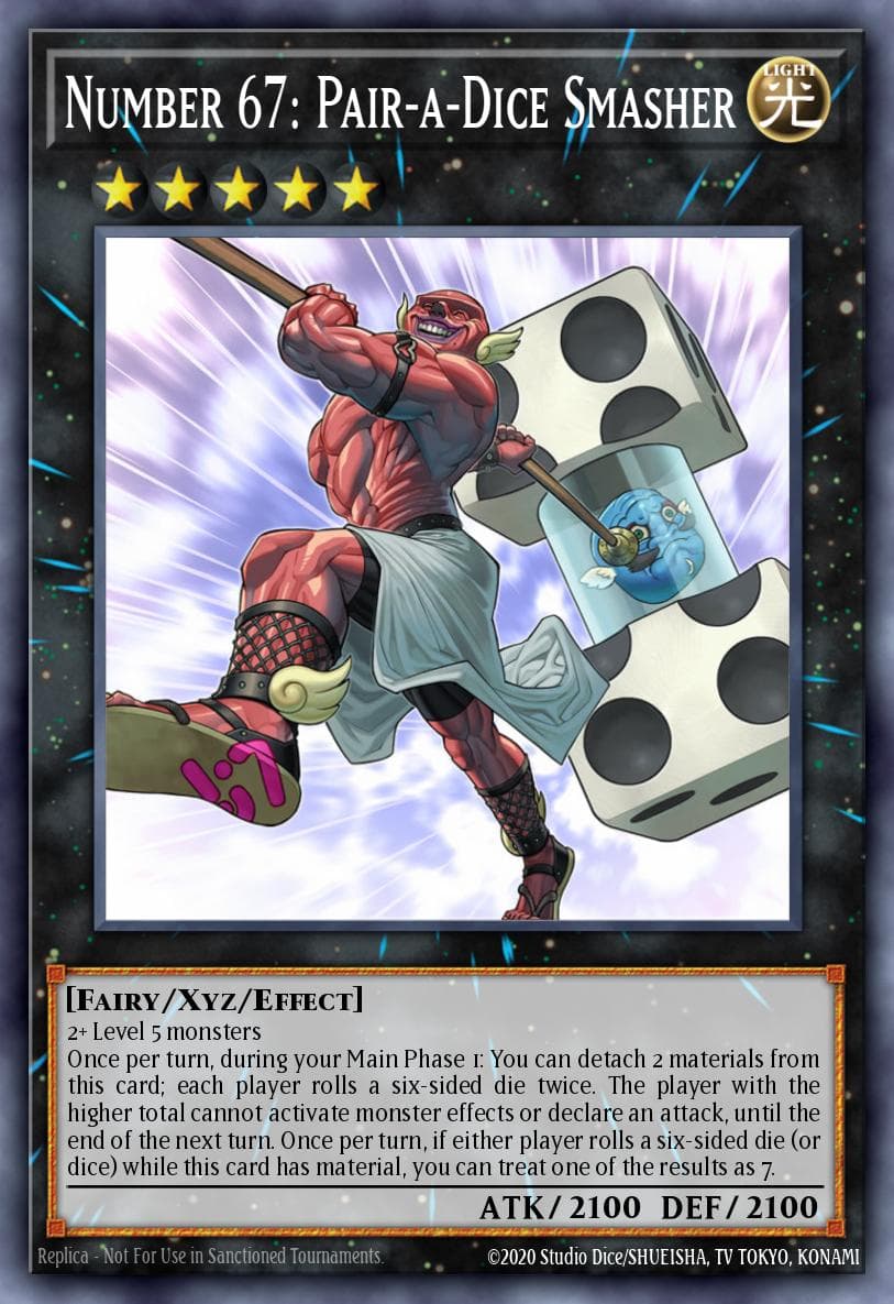 Carte Yu-Gi-Oh! Number 67: Pair-a-Dice Smasher #031 — Battles of Legend: Relentless Revenge