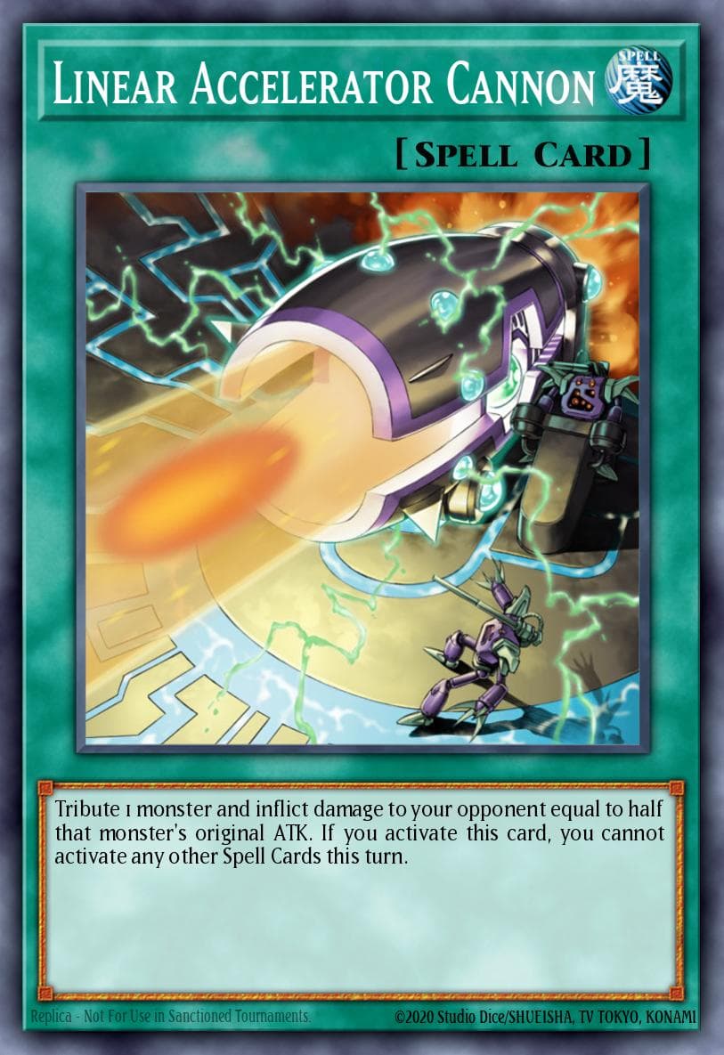 Carte Yu-Gi-Oh! Linear Accelerator Cannon #042 — Cyberdark Impact