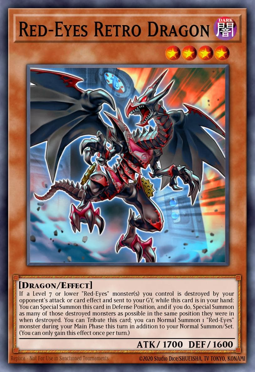 Carte Yu-Gi-Oh! Red-Eyes Retro Dragon #095 — Breakers of Shadow