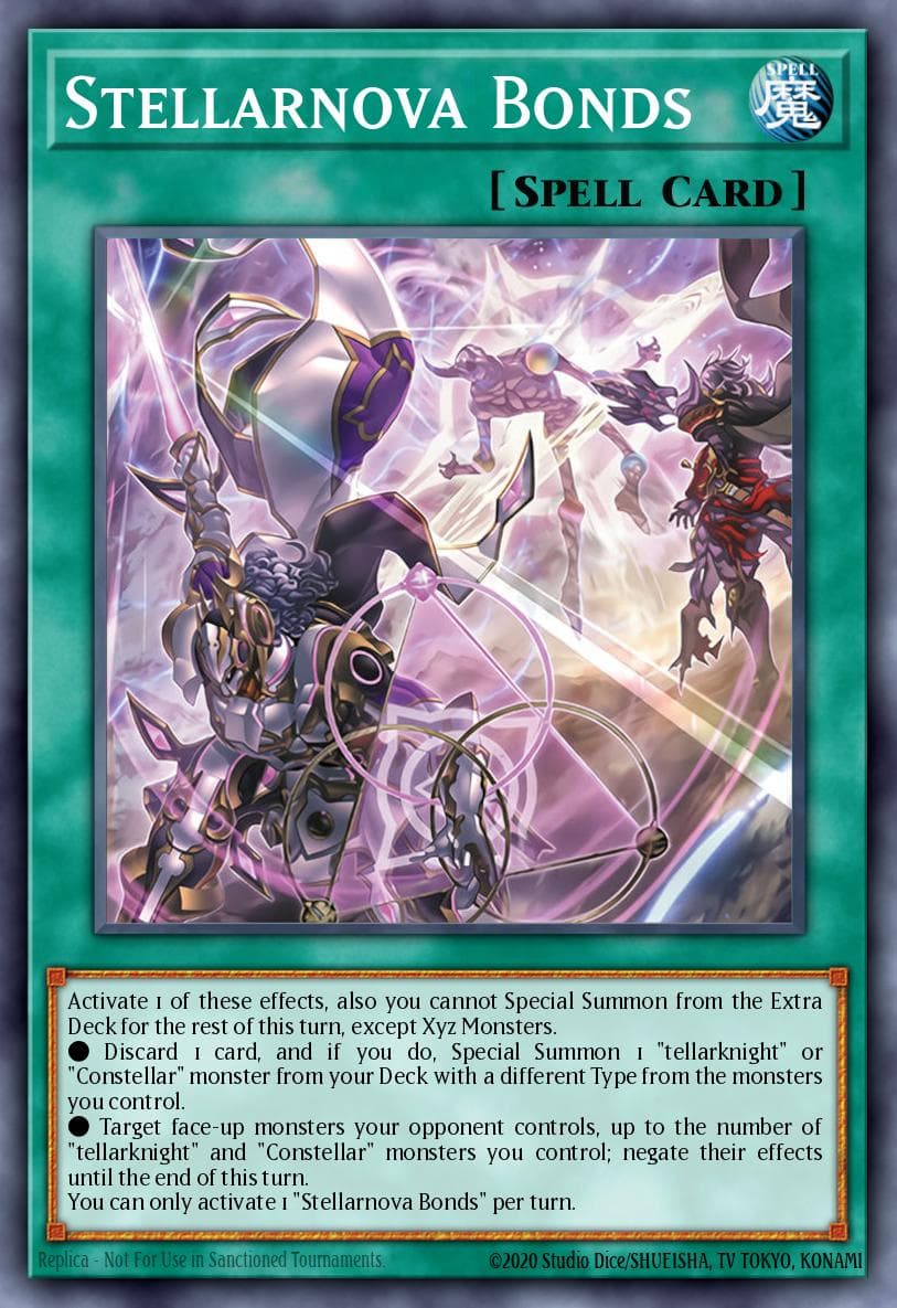 Carte Yu-Gi-Oh! Stellarnova Bonds #020 — Battles of Legend: Glorious Gallery