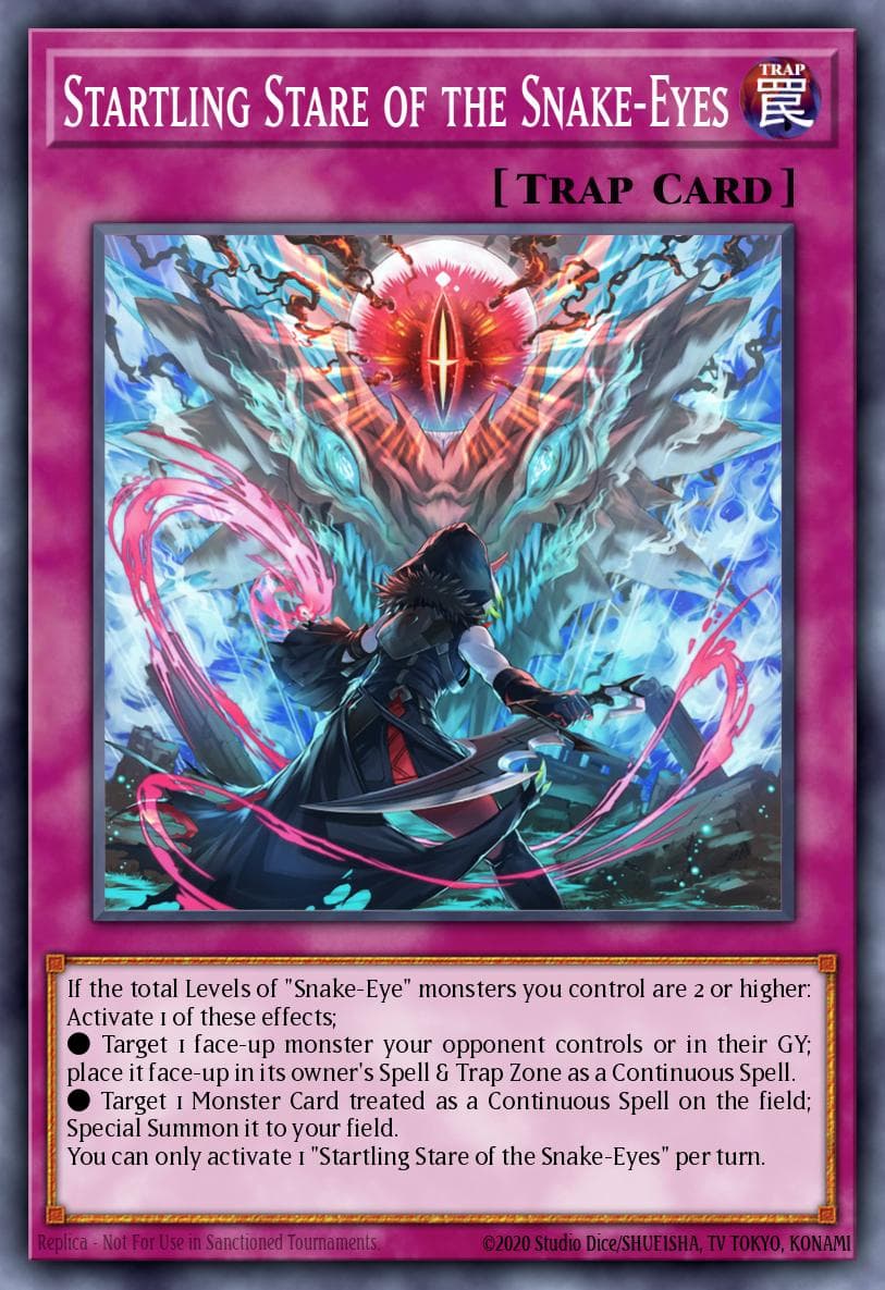 Carte Yu-Gi-Oh! Startling Stare of the Snake-Eyes #075 — Age of Overlord
