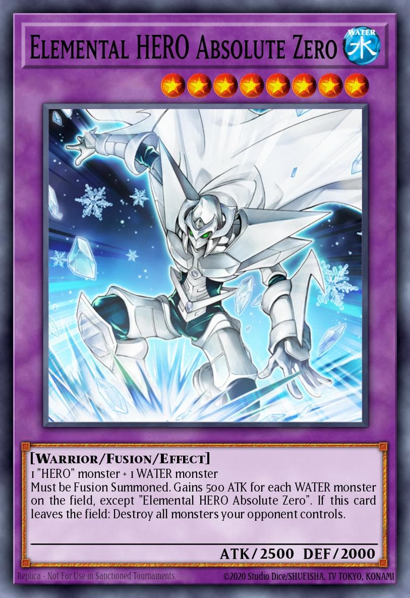 Carte Yu-Gi-Oh! Elemental HERO Absolute Zero #065 — Battles of Legend: Hero's Revenge