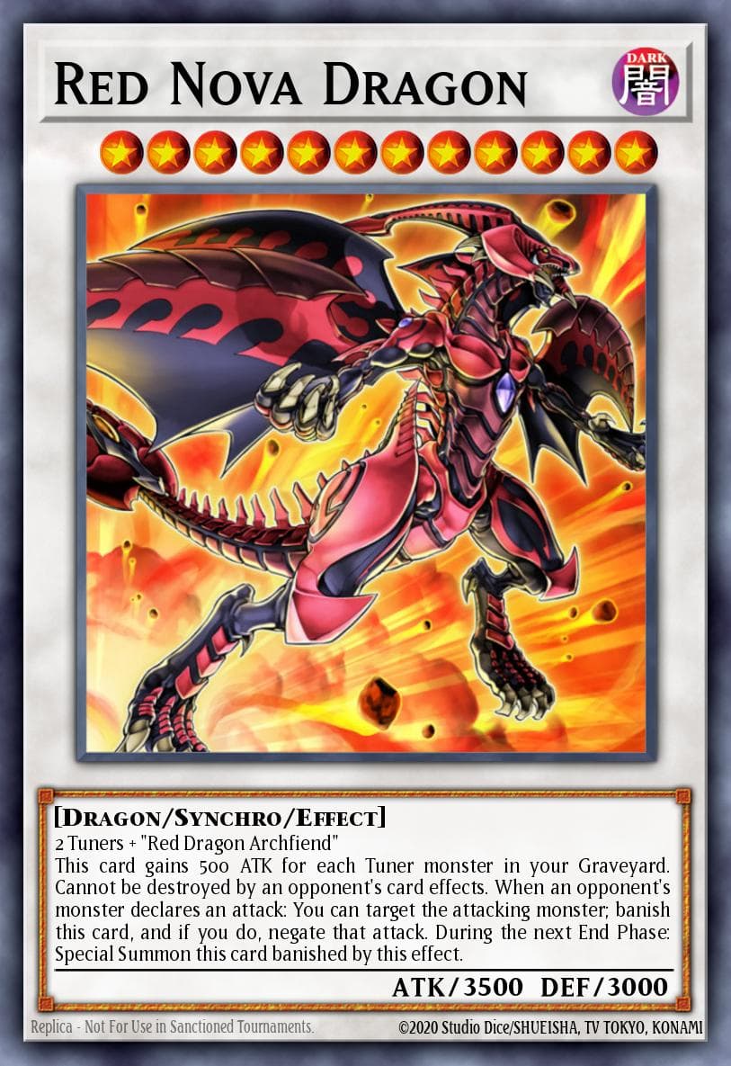 Carte Yu-Gi-Oh! Red Nova Dragon #101 — Blazing Dominion