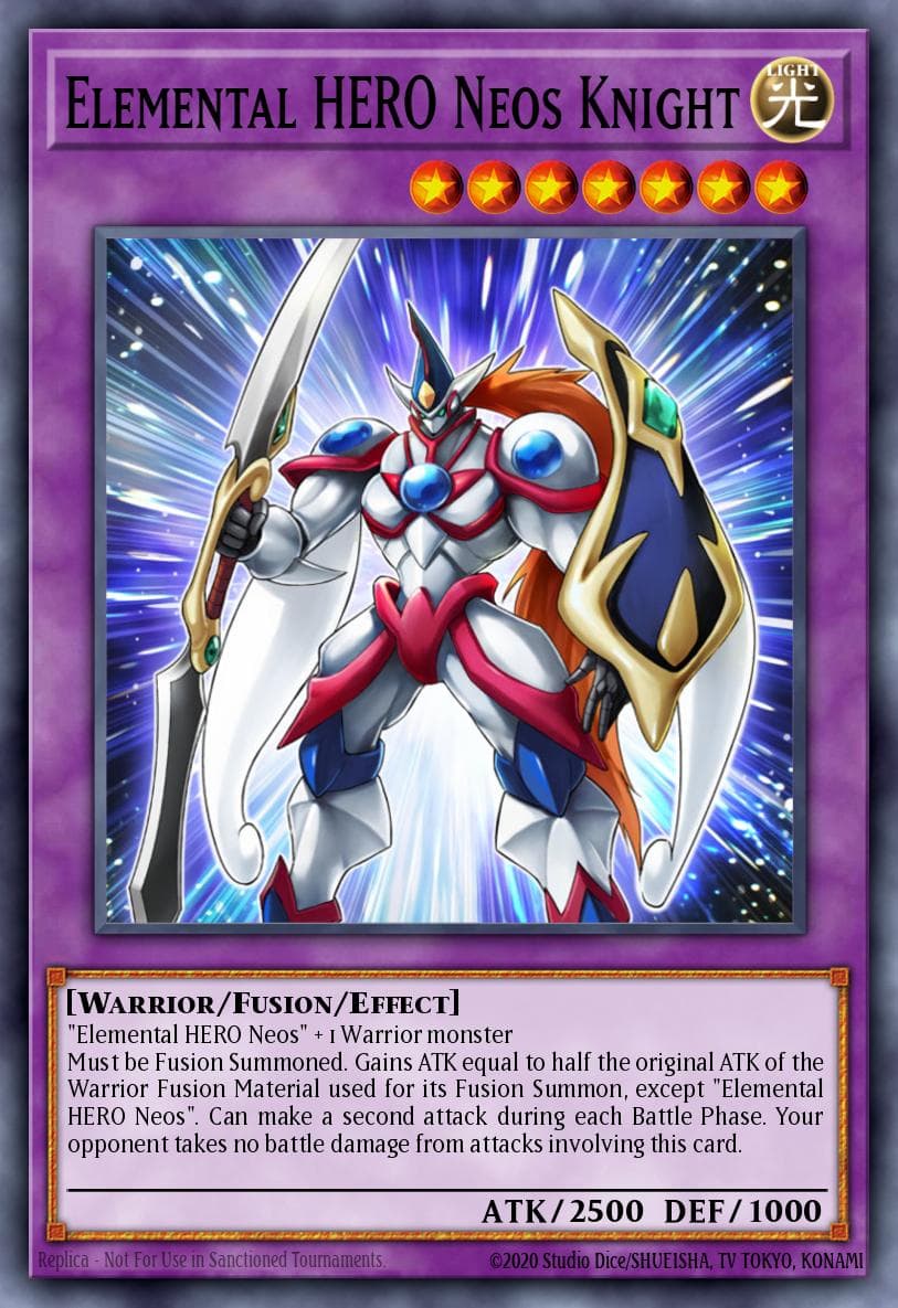 Carte Yu-Gi-Oh! Elemental HERO Neos Knight #064 — Battles of Legend: Hero's Revenge