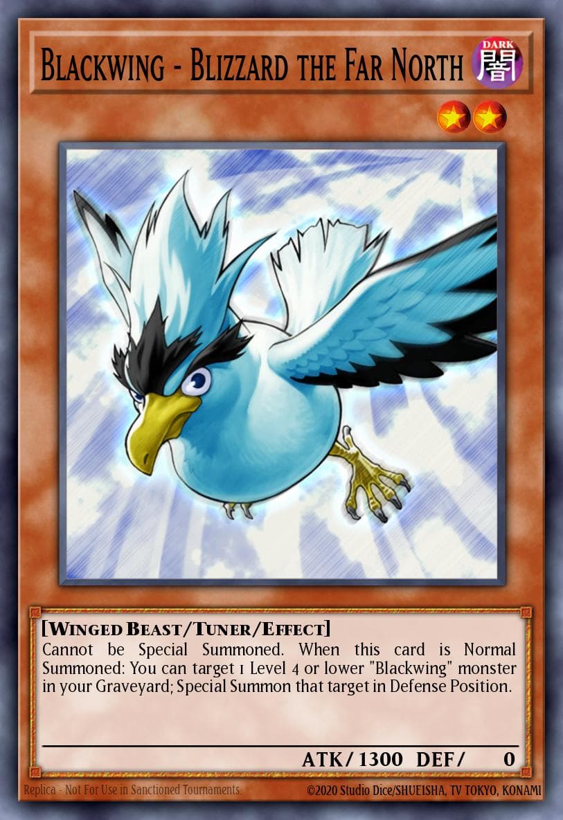 Carte Yu-Gi-Oh! Blackwing - Blizzard the Far North #059 — Battles of Legend: Crystal Revenge