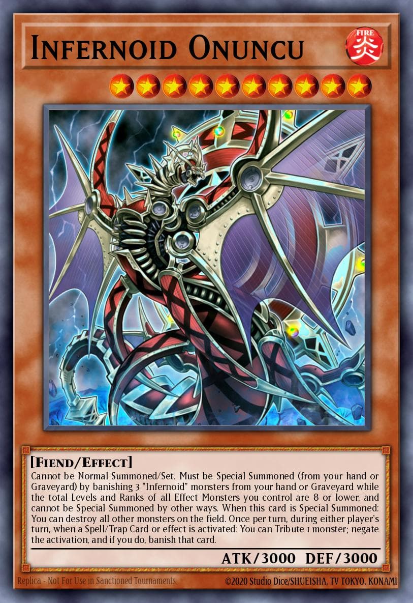 Carte Yu-Gi-Oh! Infernoid Onuncu #065 — Battles of Legend: Terminal Revenge
