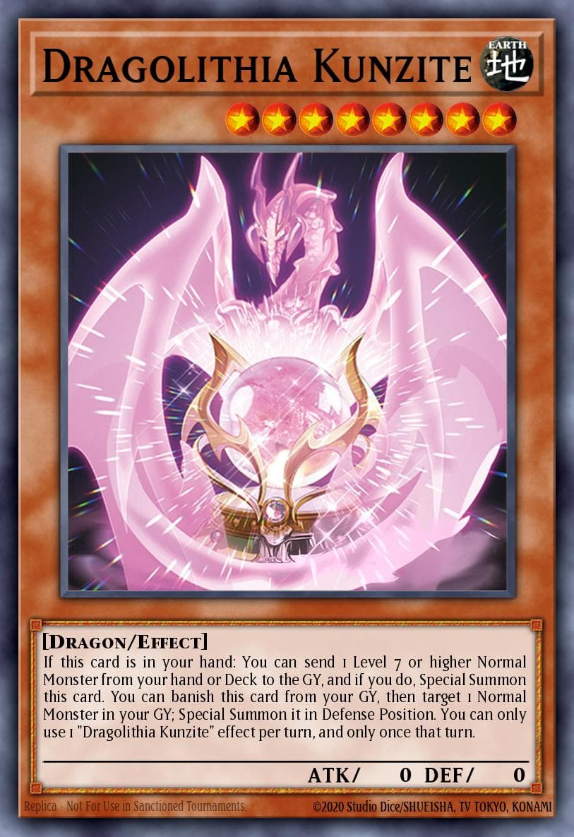 Carte Yu-Gi-Oh! Dragolithia Kunzite #100 — Alliance Insight