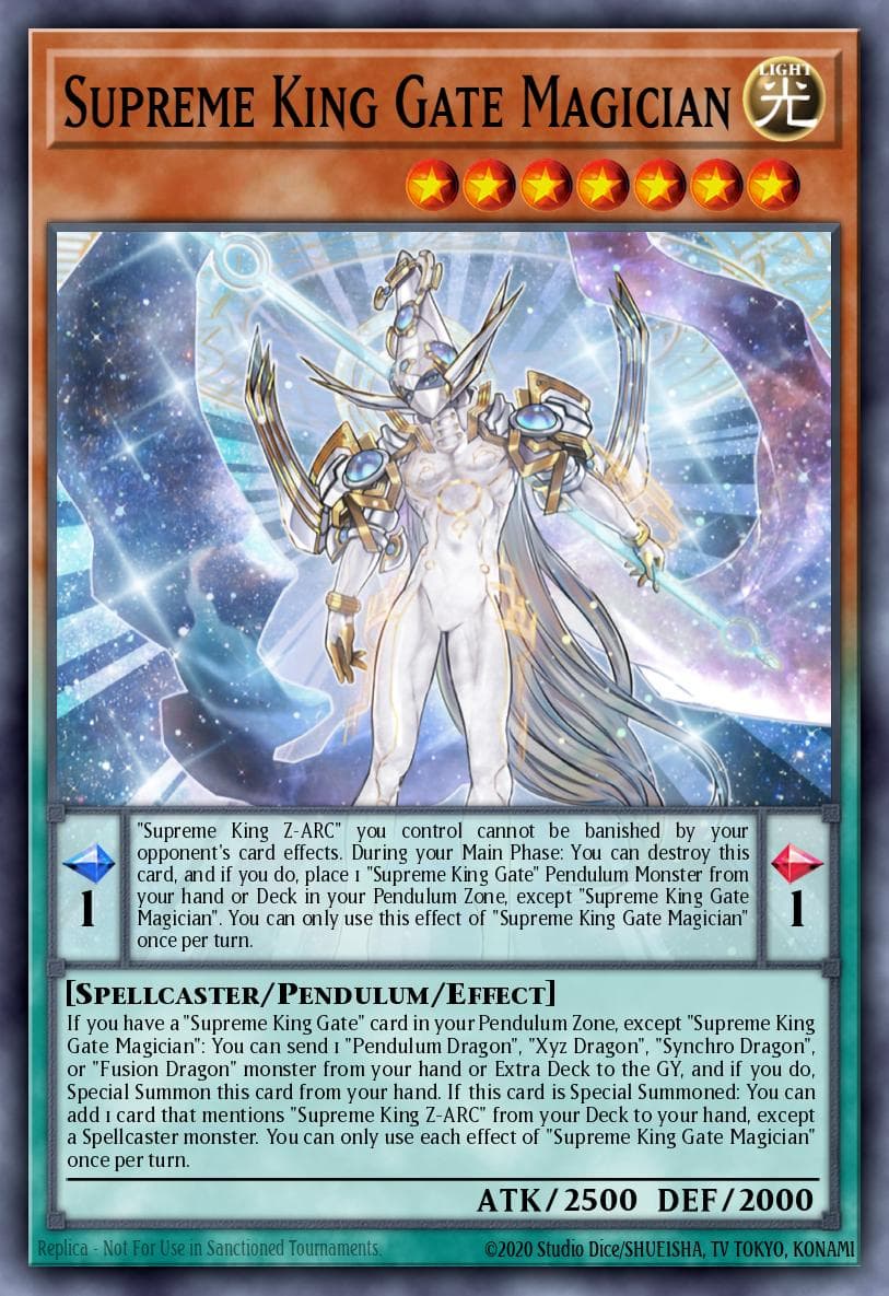 Carte Yu-Gi-Oh! Supreme King Gate Magician #001 — Age of Overlord