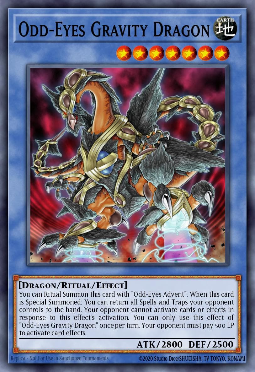 Carte Yu-Gi-Oh! Odd-Eyes Gravity Dragon #043 — Breakers of Shadow