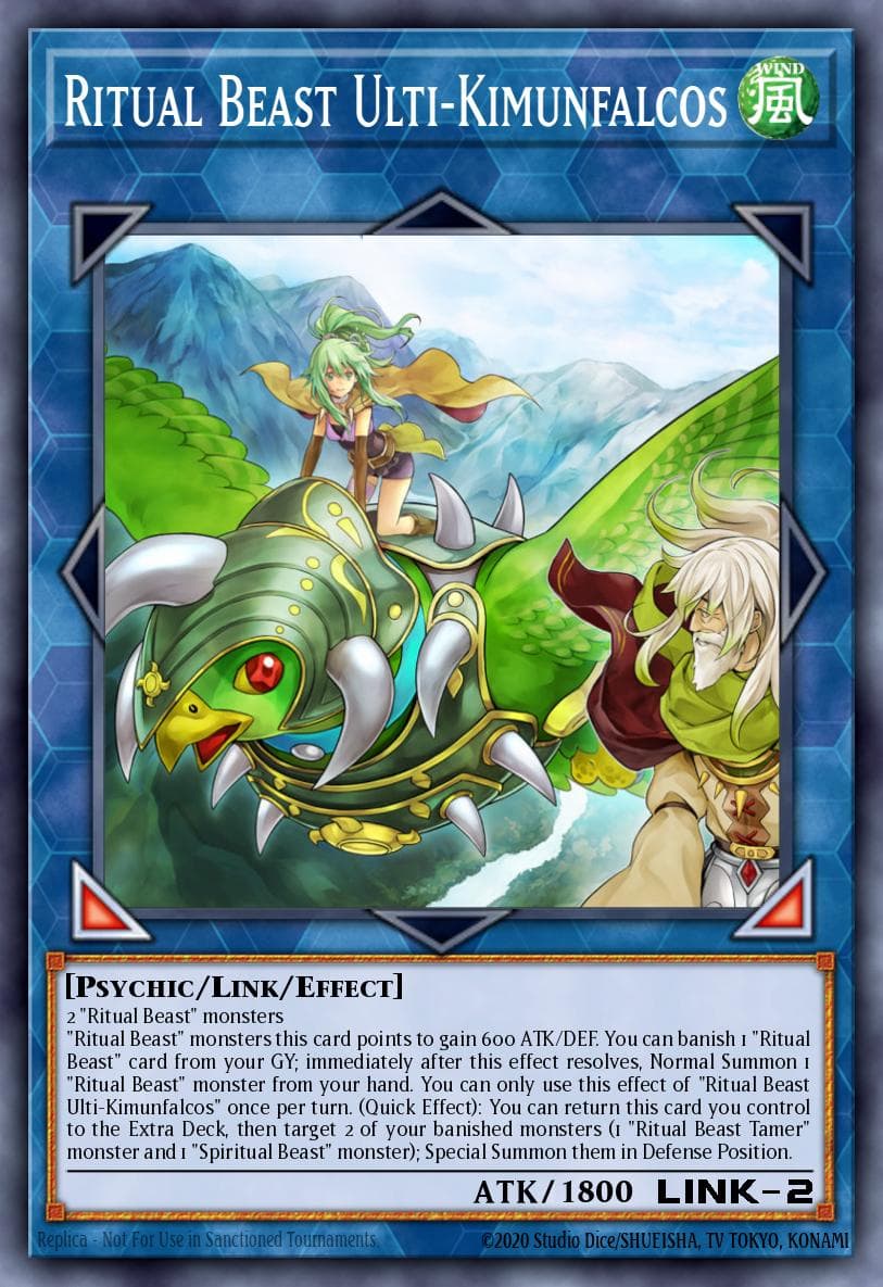 Carte Yu-Gi-Oh! Ritual Beast Ulti-Kimunfalcos #092 — Battles of Legend: Terminal Revenge