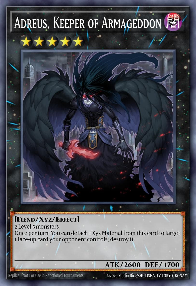 Carte Yu-Gi-Oh! Adreus, Keeper of Armageddon #096 — Battles of Legend: Glorious Gallery