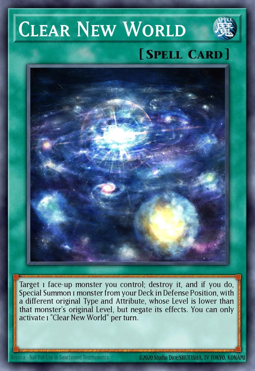 Carte Yu-Gi-Oh! Clear New World #062 — Battle of Chaos