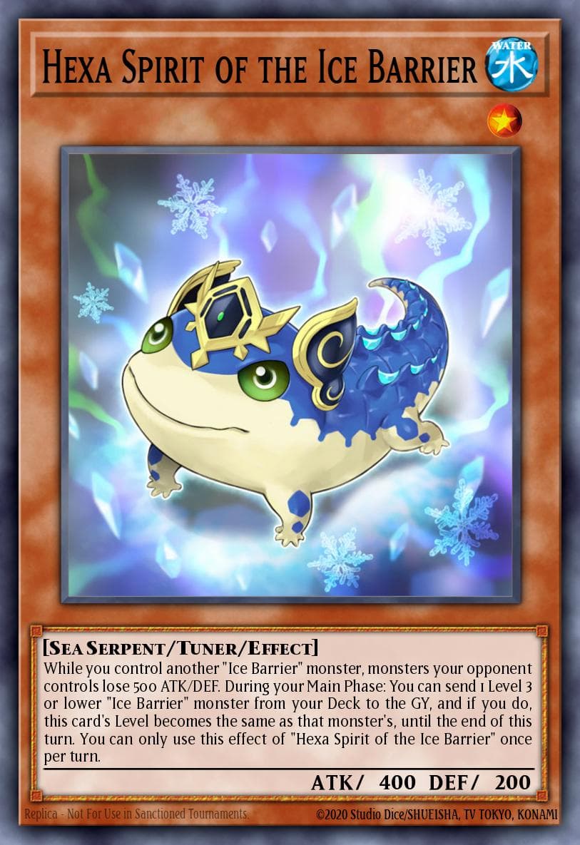 Carte Yu-Gi-Oh! Hexa Spirit of the Ice Barrier #074 — Battles of Legend: Terminal Revenge