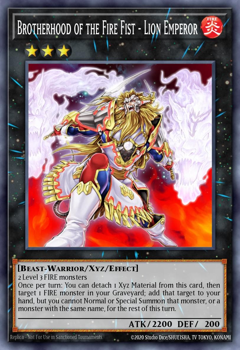 Carte Yu-Gi-Oh! Brotherhood of the Fire Fist - Lion Emperor #099 — Cosmo Blazer