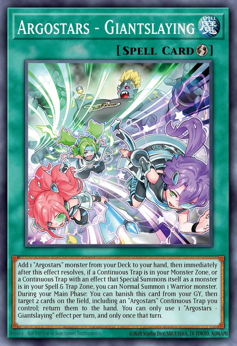 Carte Yu-Gi-Oh! Argostars - Giantslaying #062 — Alliance Insight