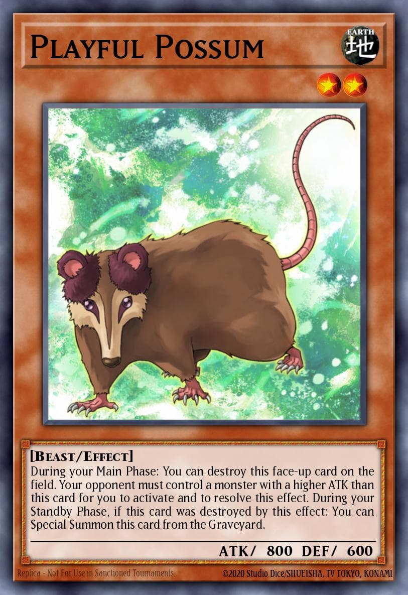 Carte Yu-Gi-Oh! Playful Possum #033 — War of the Giants: Round 2