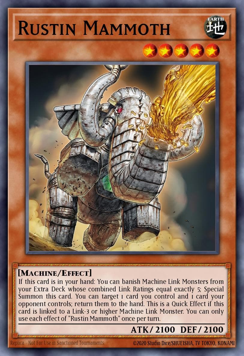 Carte Yu-Gi-Oh! Rustin Mammoth #087 — Blazing Dominion