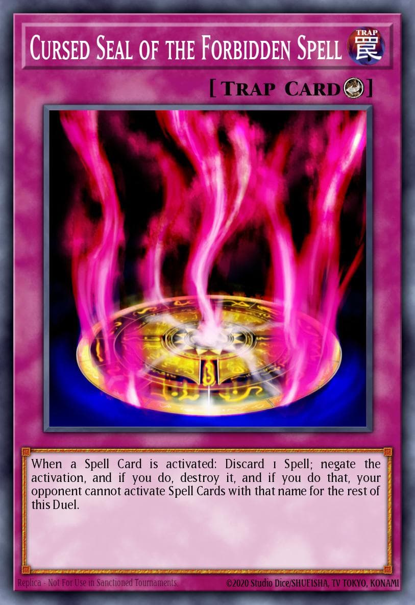 Carte Yu-Gi-Oh! Cursed Seal of the Forbidden Spell #028 — Astral Pack Six