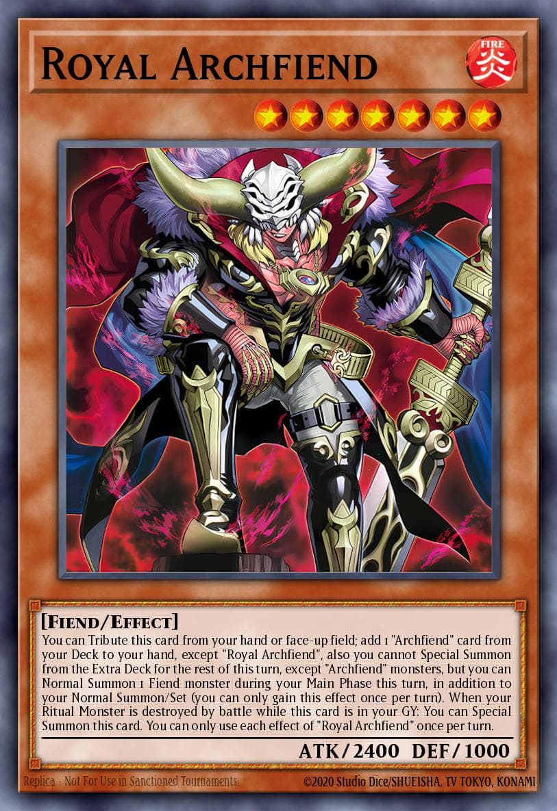 Carte Yu-Gi-Oh! Royal Archfiend #014 — Burst Protocol
