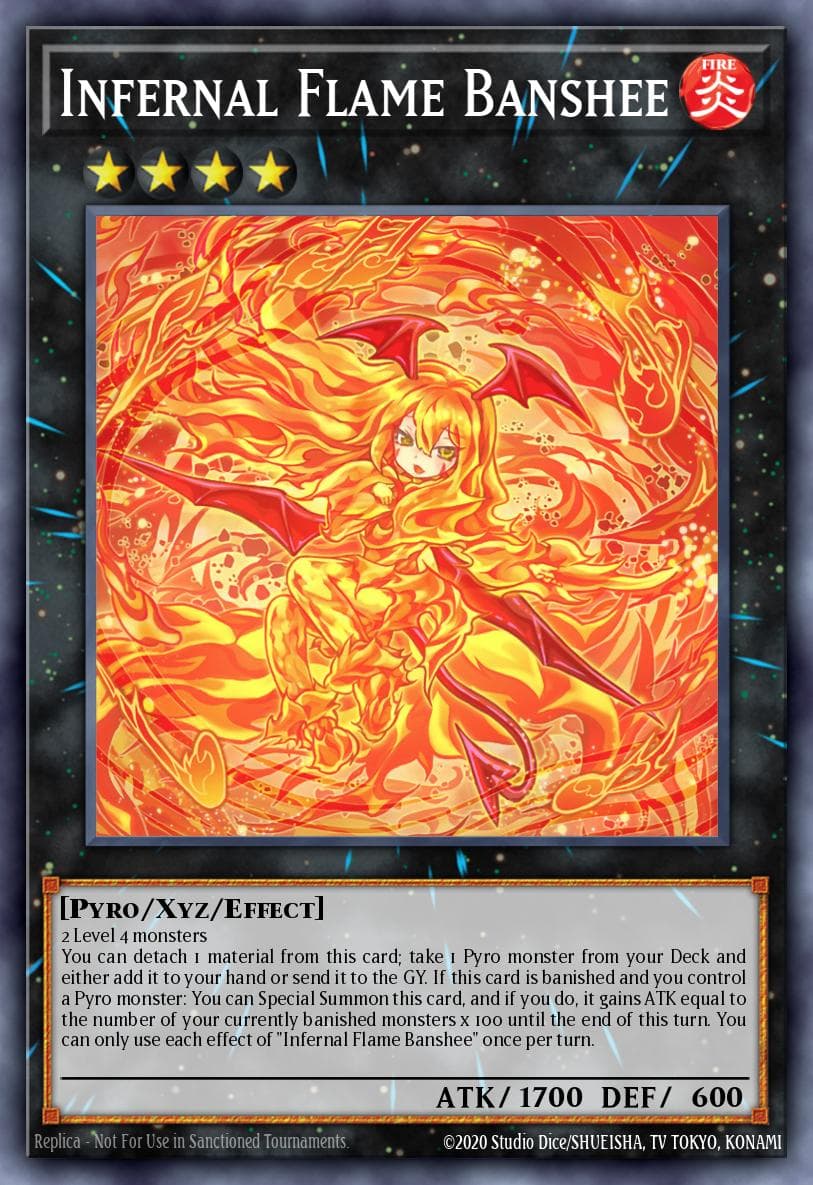 Carte Yu-Gi-Oh! Infernal Flame Banshee #043 — Age of Overlord