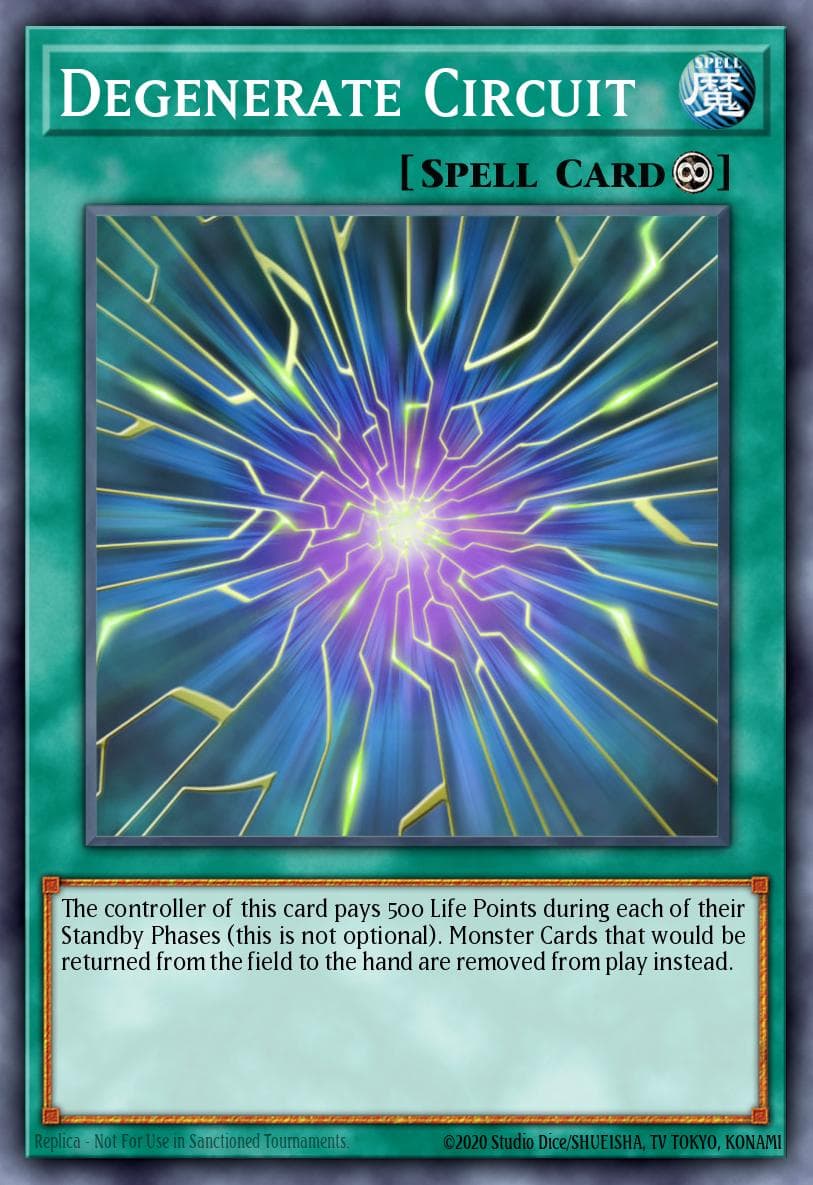 Carte Yu-Gi-Oh! Degenerate Circuit #047 — Cyberdark Impact