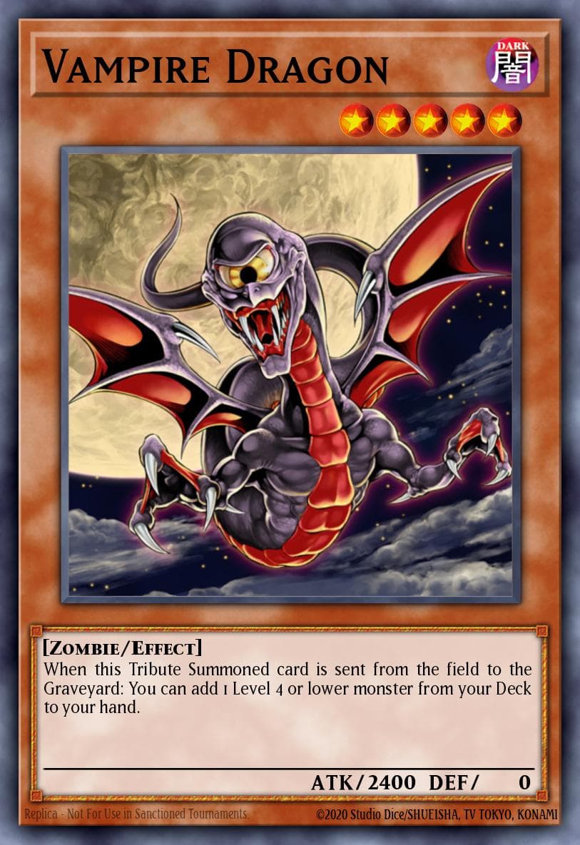Carte Yu-Gi-Oh! Vampire Dragon #020 — Astral Pack Three
