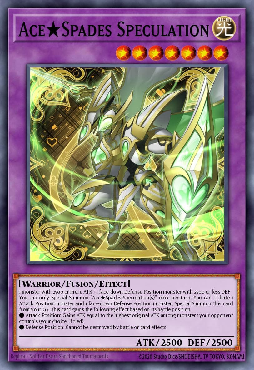 Carte Yu-Gi-Oh! Ace★Spades Speculation #039 — Battles of Legend: Terminal Revenge