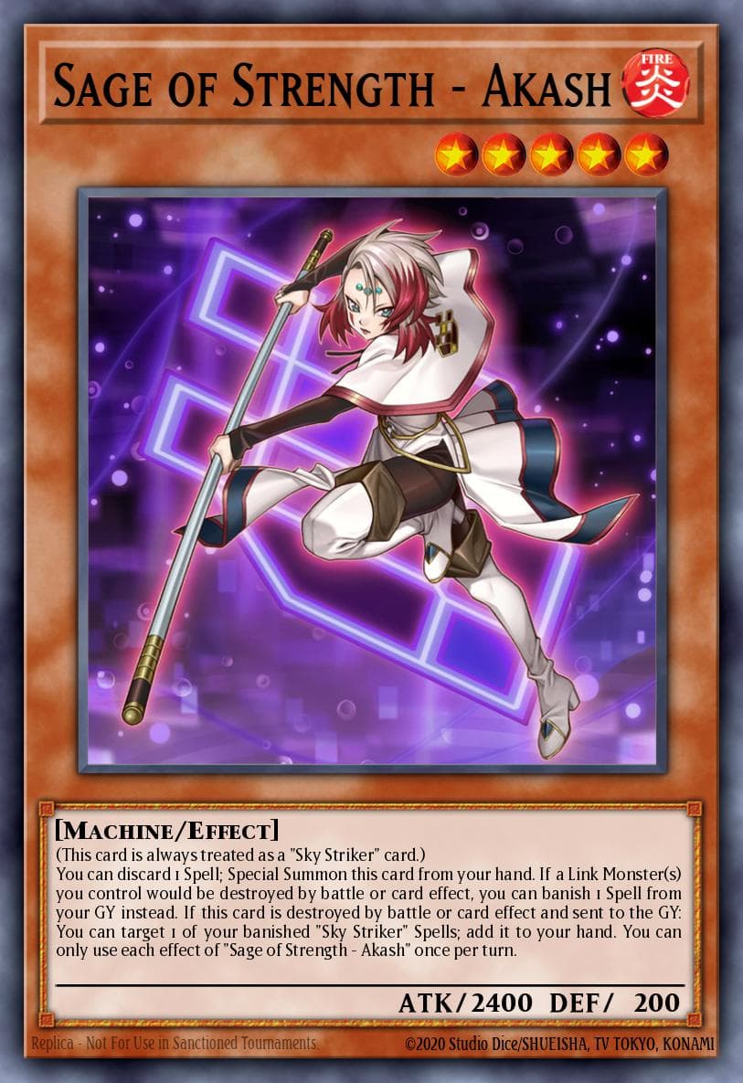 Carte Yu-Gi-Oh! Sage of Strength - Akash #049 — Battles of Legend: Monstrous Revenge