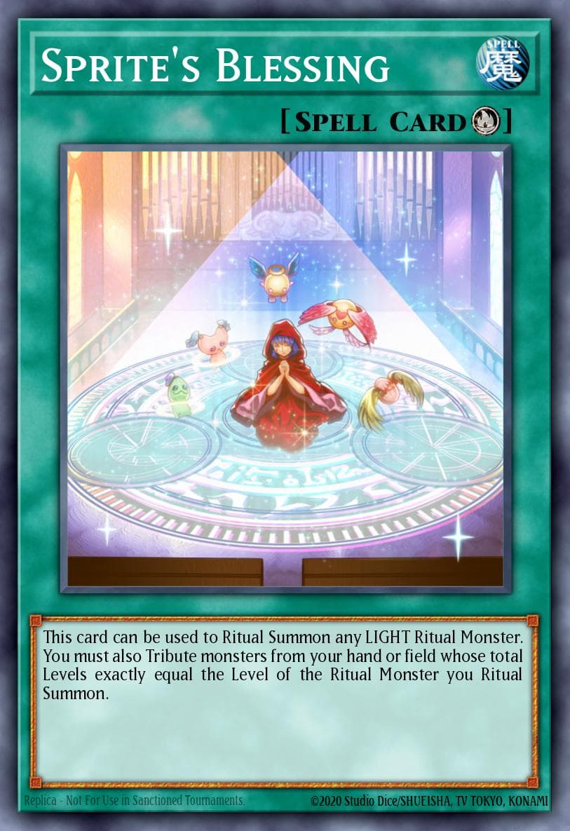 Carte Yu-Gi-Oh! Sprite's Blessing #057 — Amazing Defenders