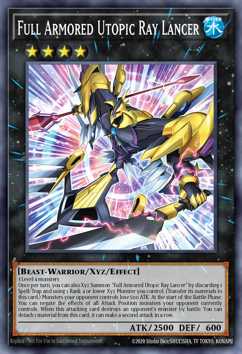 Carte Yu-Gi-Oh! Full Armored Utopic Ray Lancer #003 — Battles of Legend: Terminal Revenge
