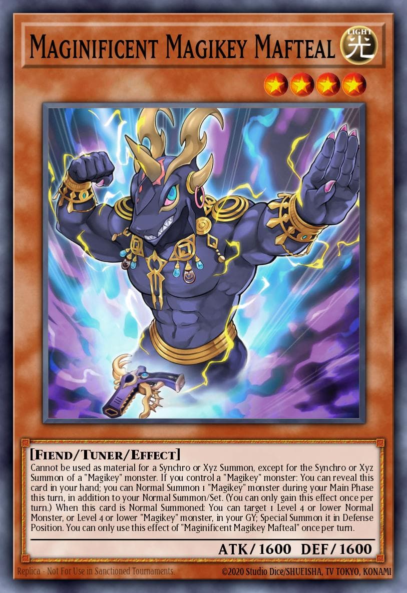 Carte Yu-Gi-Oh! Maginificent Magikey Mafteal #021 — Burst of Destiny