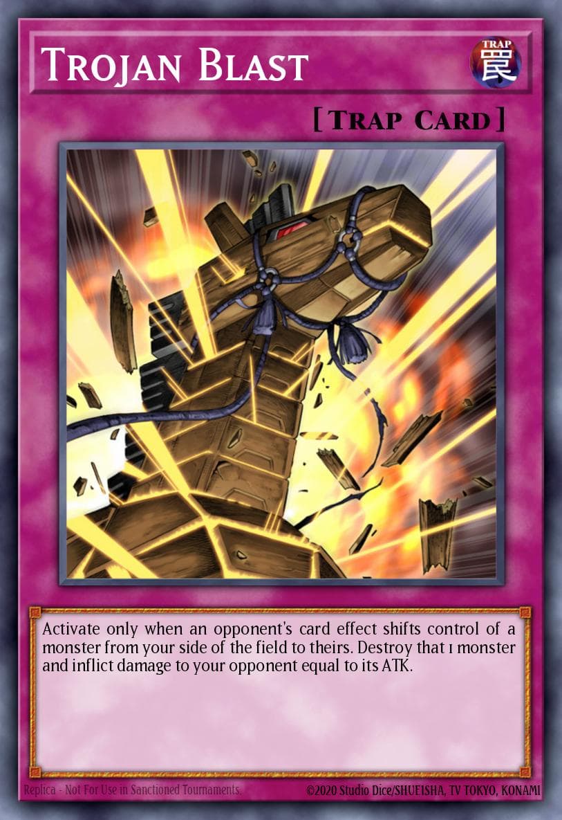 Carte Yu-Gi-Oh! Trojan Blast #056 — Cyberdark Impact