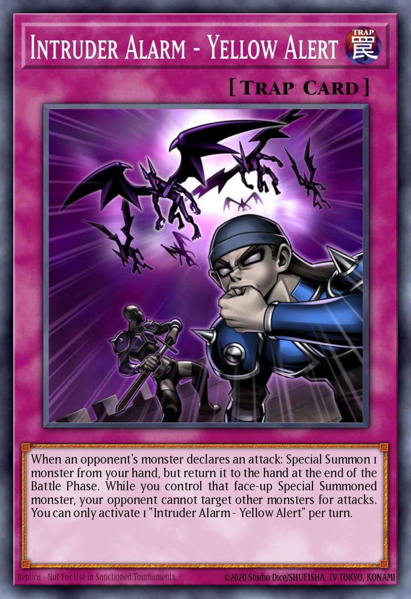 Carte Yu-Gi-Oh! Intruder Alarm - Yellow Alert #003 — Battles of Legend: Armageddon