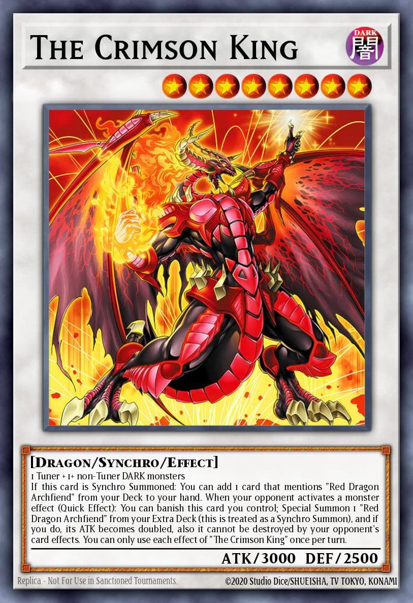 Carte Yu-Gi-Oh! The Crimson King #036 — Blazing Dominion