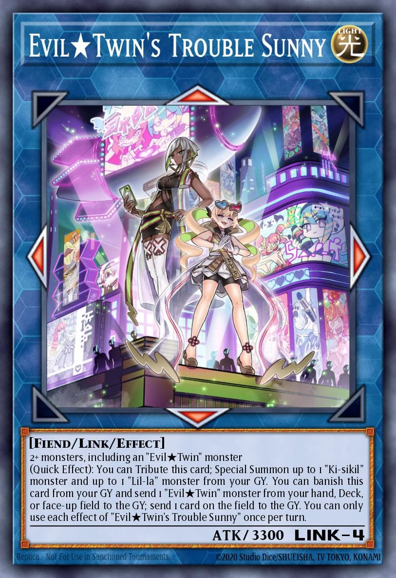 Carte Yu-Gi-Oh! Evil★Twin's Trouble Sunny #051 — Burst of Destiny