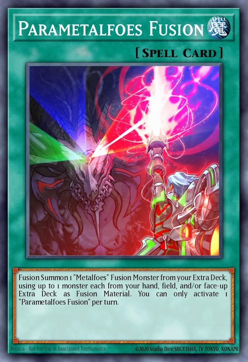Carte Yu-Gi-Oh! Parametalfoes Fusion #061 — Blazing Vortex