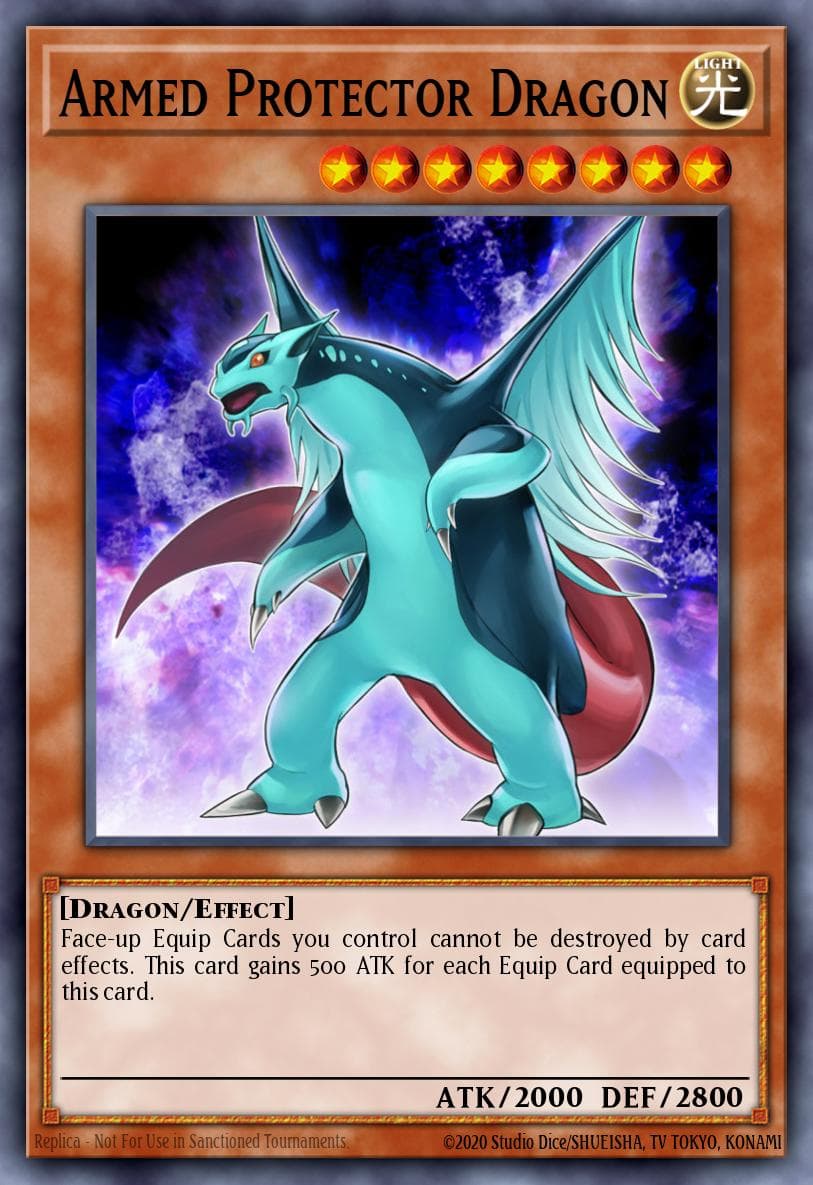 Carte Yu-Gi-Oh! Armed Protector Dragon #047 — Amazing Defenders