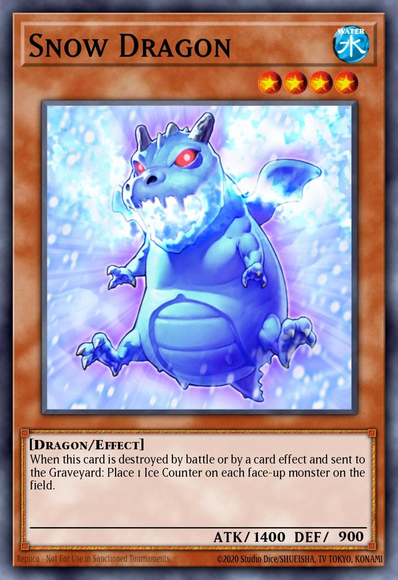 Carte Yu-Gi-Oh! Snow Dragon #094 — Abyss Rising