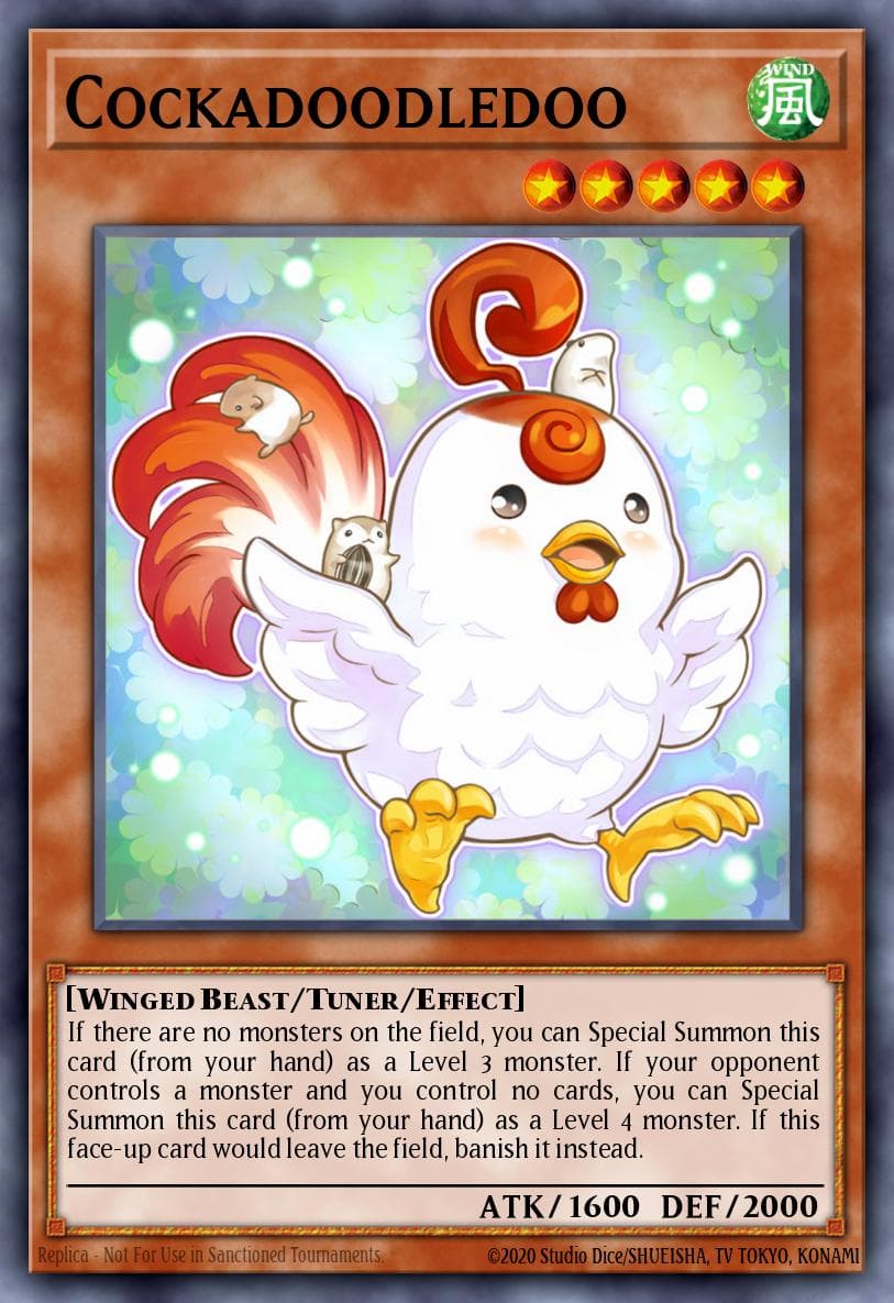 Carte Yu-Gi-Oh! Cockadoodledoo #014 — Yu-Gi-Oh! Advent Calendar (2018)