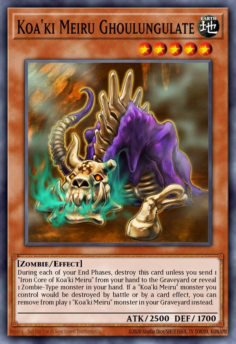 Carte Yu-Gi-Oh! Koa'ki Meiru Ghoulungulate #082 — Ancient Prophecy