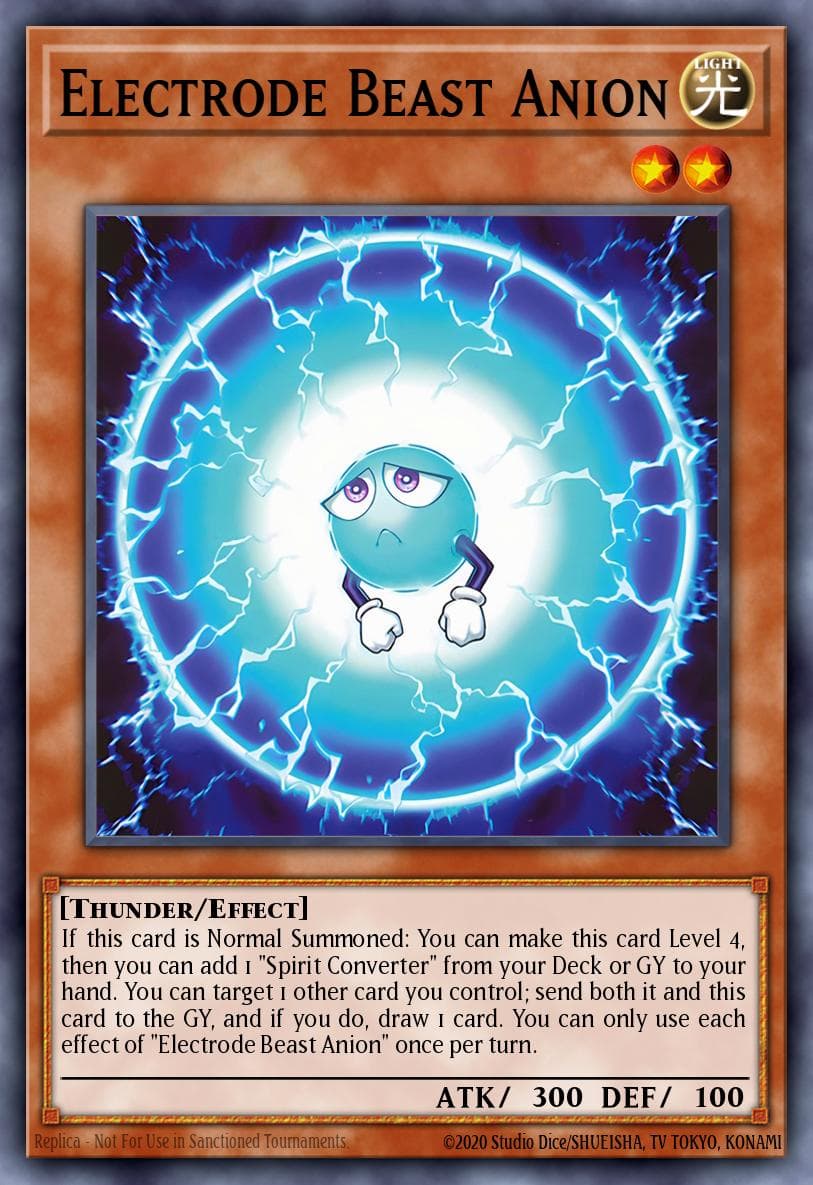 Carte Yu-Gi-Oh! Electrode Beast Anion #033 — Battles of Legend: Terminal Revenge