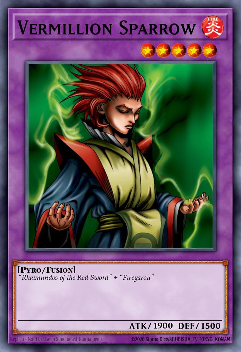 Carte Yu-Gi-Oh! Vermillion Sparrow #021 — Astral Pack Eight