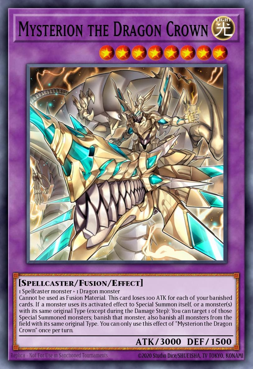 Carte Yu-Gi-Oh! Mysterion the Dragon Crown #071 — Battles of Legend: Monstrous Revenge