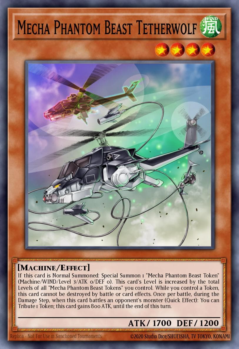 Carte Yu-Gi-Oh! Mecha Phantom Beast Tetherwolf #060 — War of the Giants: Round 2