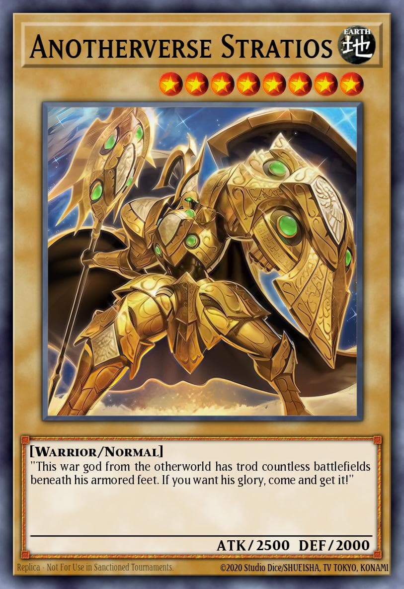 Carte Yu-Gi-Oh! Anotherverse Stratios #001 — Yu-Gi-Oh! Championship Series 2025 prize cards