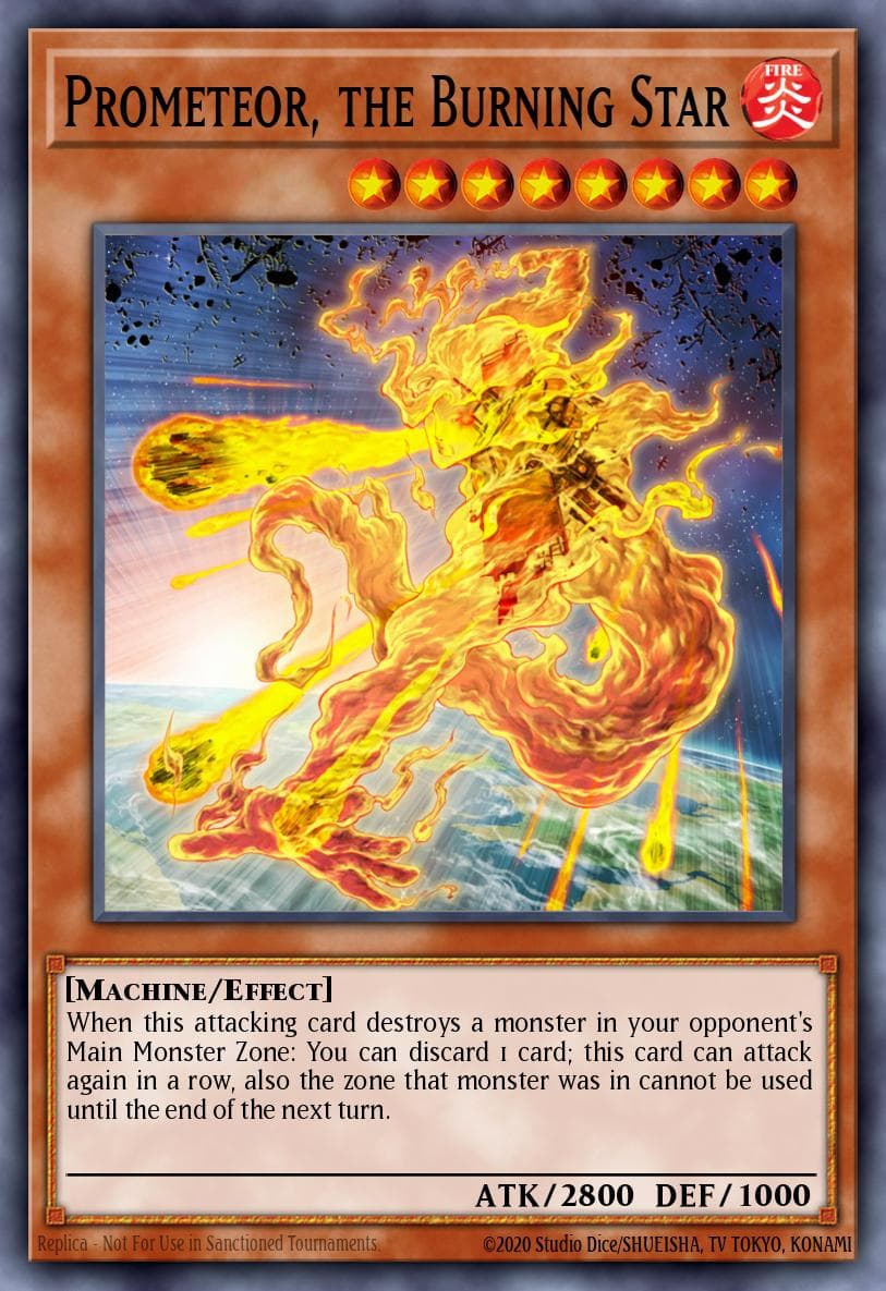 Carte Yu-Gi-Oh! Prometeor, the Burning Star #025 — Chaos Impact