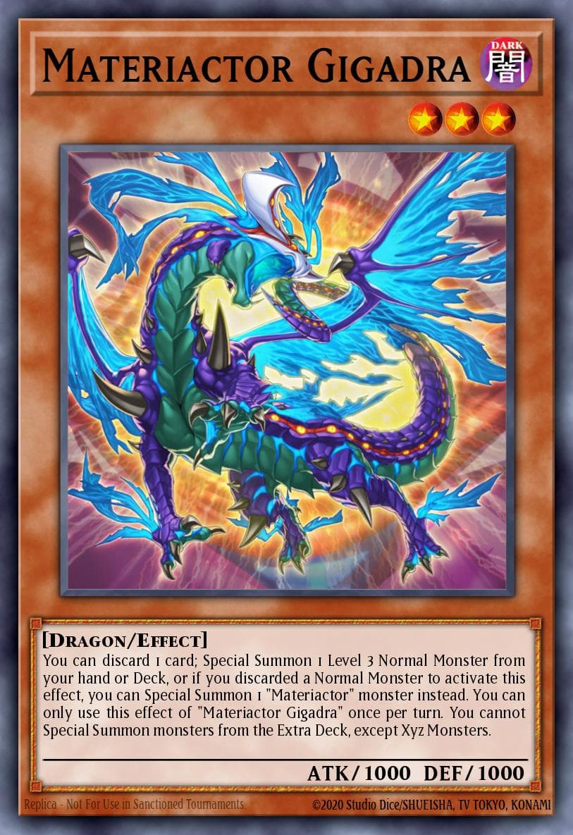 Carte Yu-Gi-Oh! Materiactor Gigadra #081 — Blazing Vortex
