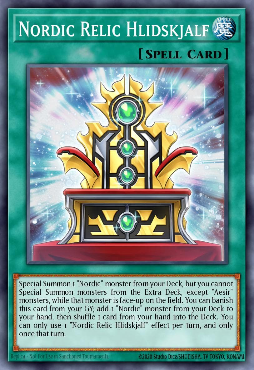 Carte Yu-Gi-Oh! Nordic Relic Hlidskjalf #055 — Battle of Chaos
