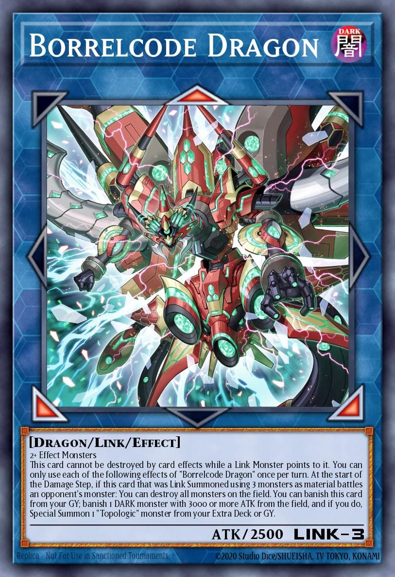 Carte Yu-Gi-Oh! Borrelcode Dragon #050 — Burst of Destiny